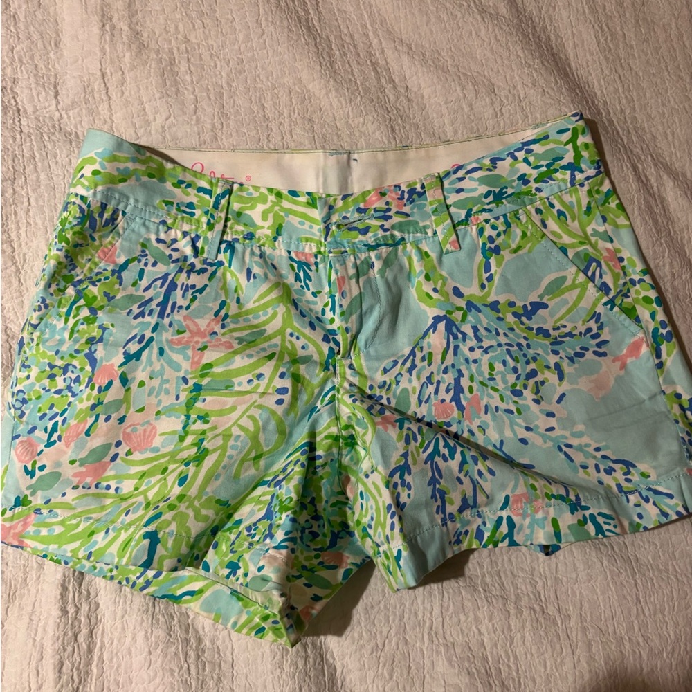 Lilly Pulitzer Callahan Short - Skye Blue Blue Heaven